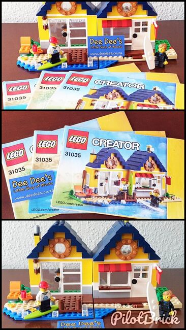 Beach Hut Creator, Lego 31035, Dee Dee's - Little Shop of Blocks (Dee Dee's - Little Shop of Blocks), Creator, Johannesburg, Abbildung 4