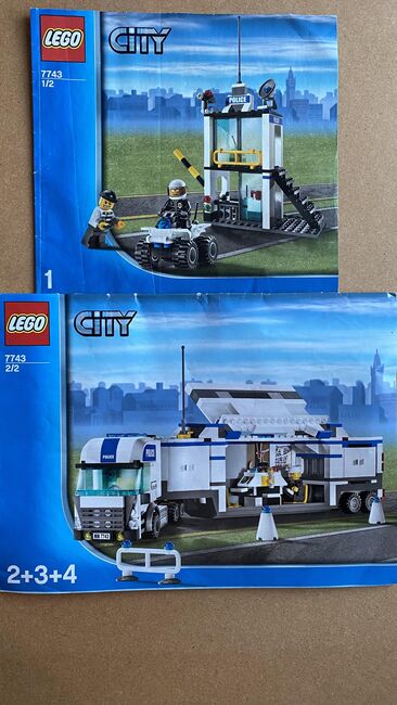 Grosses Polizei Einsatzwagen & Polizeiautos & Hubschrauber, Lego 7235 7236 7245 7741 7743, Cris, City, Wünnewil, Image 5