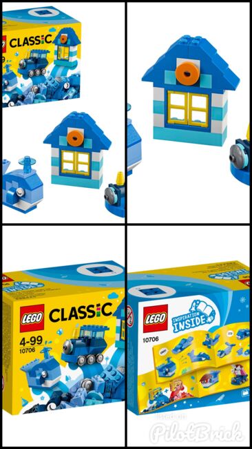 Blue Creativity Box, LEGO 10706, spiele-truhe (spiele-truhe), Classic, Hamburg, Abbildung 5