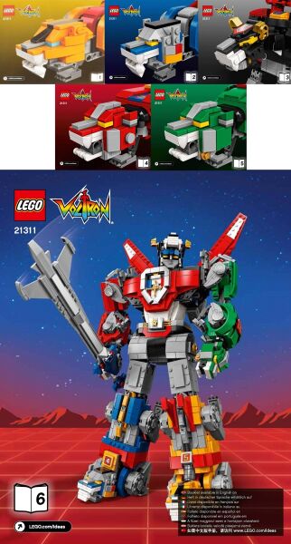 BNIB Lego Voltron, Lego 21311, Damon, Ideas/CUUSOO, Bradbury, Abbildung 7