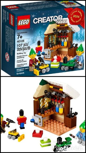 BNIB Toy Workshop - Limited Edition 2014 Holiday Set, Lego 40106, Geoffrey Rogers, Creator, Coodanup, Image 3