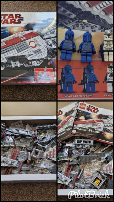 Boxed Star Wars Venator-Class Republic Attack Cruiser, Lego 8039, Hayley Gray, Star Wars, Ulverston, Image 5