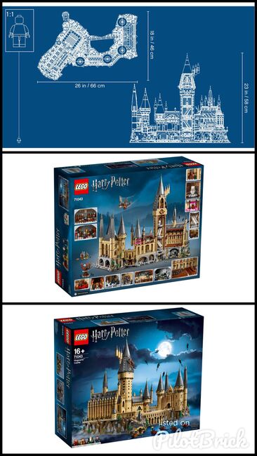 Brand New in Sealed Box! Hogwarts Castle!, Lego, Dream Bricks (Dream Bricks), Harry Potter, Worcester, Image 4
