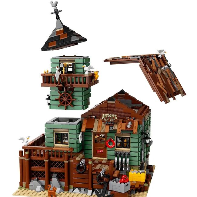 Brand New in Sealed Box! Old Fishing Store!, Lego, Dream Bricks (Dream Bricks), Ideas/CUUSOO, Worcester, Image 4