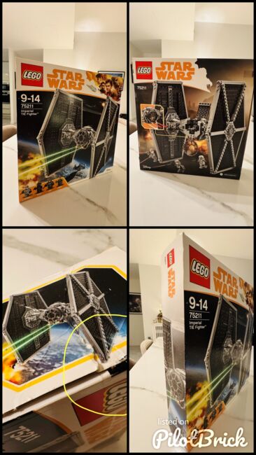 Brand New Star Wars Imperial TIE fighter 75211, Lego 75211, Rachel, Star Wars, Songapore, Abbildung 7