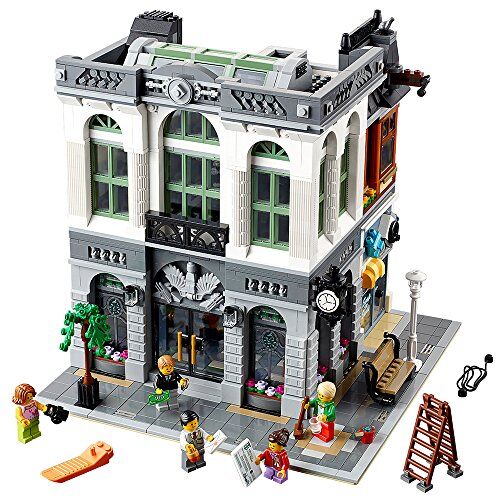 Brick Bank Complete with box and instructions, Lego, Pieter, Modular Buildings, Worcester 