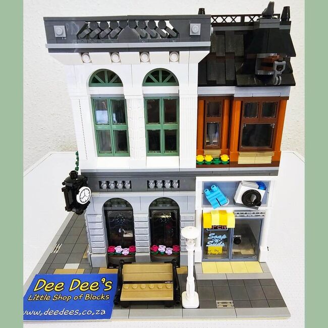 Brick Bank, Lego 10251, Dee Dee's - Little Shop of Blocks (Dee Dee's - Little Shop of Blocks), Modular Buildings, Johannesburg, Abbildung 2