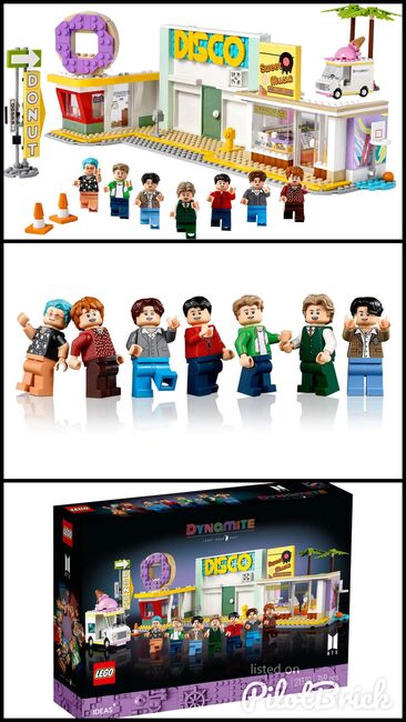 BTS Dynamite, Lego, Dream Bricks (Dream Bricks), Ideas/CUUSOO, Worcester, Image 4