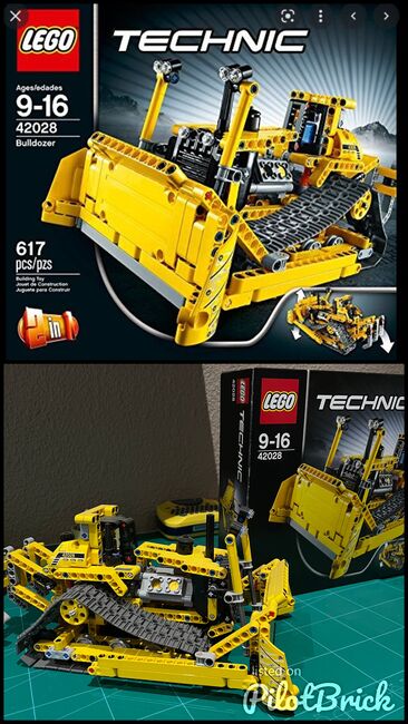 Bull Dozer, Lego 42028, Sean, Technic, Randburg, Johannesburg, Abbildung 3