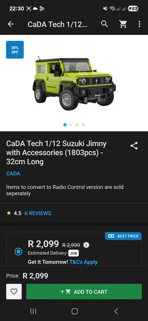 CADA SUZUKI JIMNY, Lego, TROY RAMNANUN, Adventurers, Pietermaritzburg, Image 3