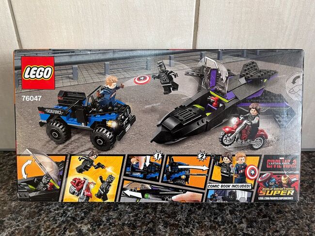 Captain America Civil War Black Panther Pursuit, Lego 76047, Funz, Super Heroes, Cape Town, Abbildung 2