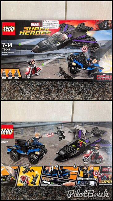 Captain America Civil War Black Panther Pursuit, Lego 76047, Funz, Super Heroes, Cape Town, Image 3