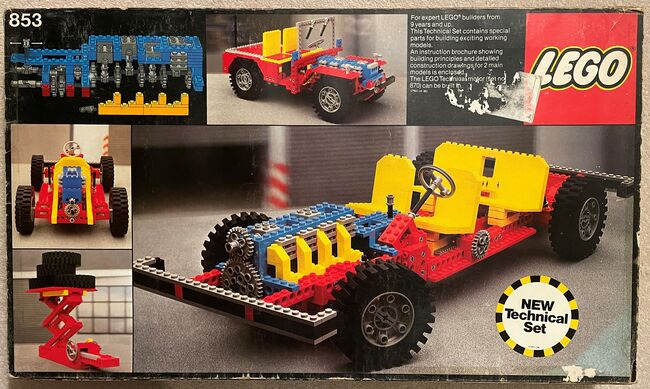 Car Chassis Red, Lego 853, Gary Collins, Technic, Uckfield
