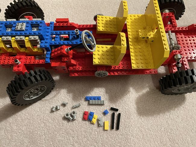 Car Chassis Red, Lego 853, Gary Collins, Technic, Uckfield, Image 3