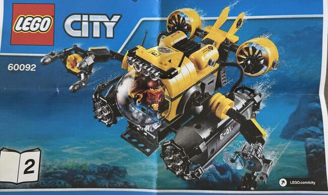 City - Deep Sea Submarine, Lego 60092, Leanne , City, Bulli