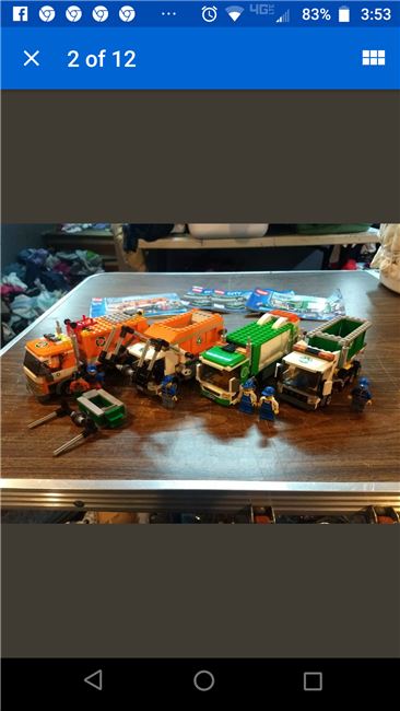 City garbage trucks, Lego 4432, Mike, City, Providence
