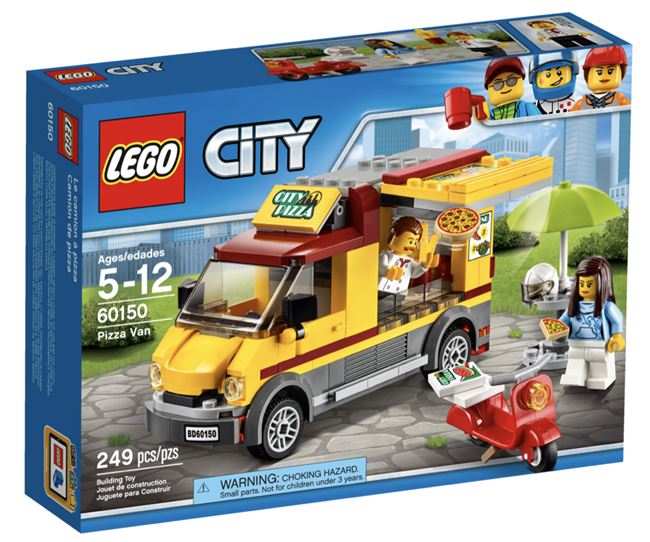 CITY Pizza Van, Lego 60150, Ernst, City