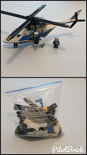 City Police Helicopter, Lego 60138, Giles, City, Exeter, Image 3