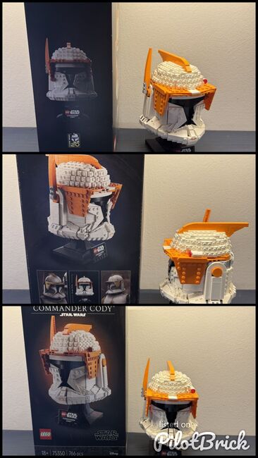 Clone Commander Cody helmet, Lego 75350, Eugene, Star Wars, Pretoria, Image 4