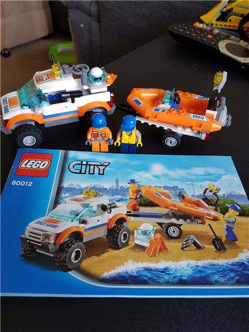 Coast Guard 4 X 4, Lego 60012, WayTooManyBricks, City, Essex