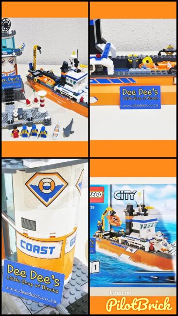 Coast Guard Patrol Boat & Tower, Lego 7739, Dee Dee's - Little Shop of Blocks (Dee Dee's - Little Shop of Blocks), City, Johannesburg, Image 7