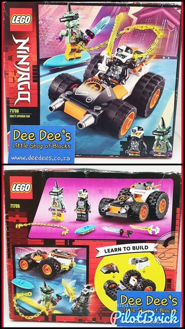 Cole’s Speeder Car, Lego 71706, Dee Dee's - Little Shop of Blocks (Dee Dee's - Little Shop of Blocks), NINJAGO, Johannesburg, Abbildung 3