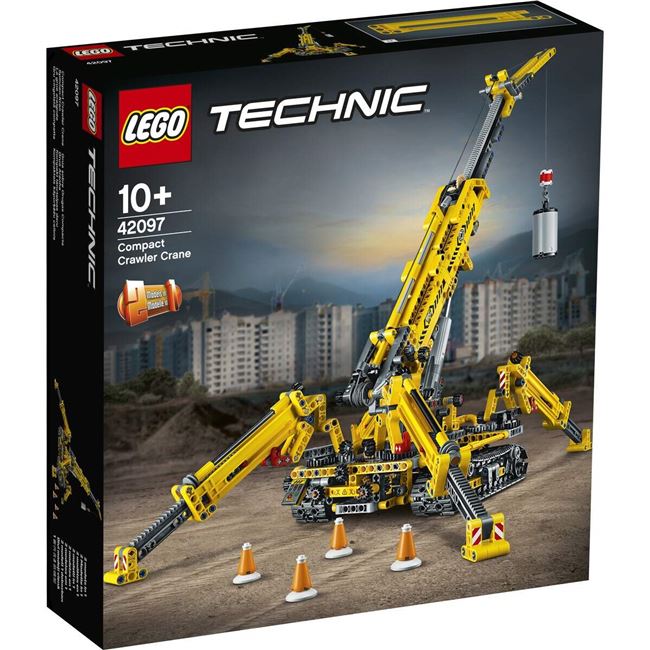 Compact crawler crane, Lego 42097, Werner, Technic, Springs