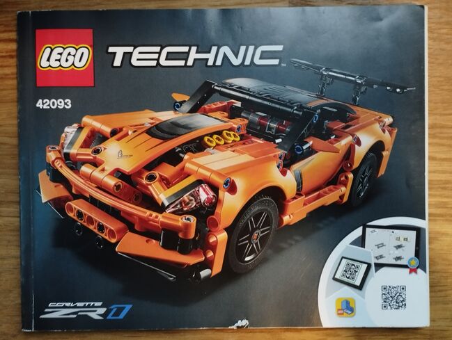 Corvette orange, Lego 42093, Holger, Technic, Merzkirchen, Abbildung 2