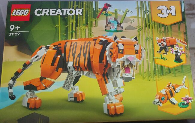 Creator 3 in 1 Majestic Tiger, Lego 31129, oldcitybricks.com.au, Creator, Dubbo