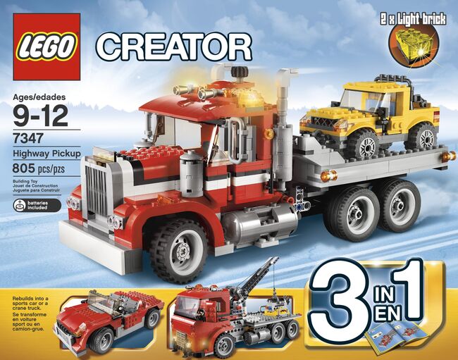 Creator 3 in 1 Highway Pickup Truck, Lego, Dream Bricks (Dream Bricks), Creator, Worcester