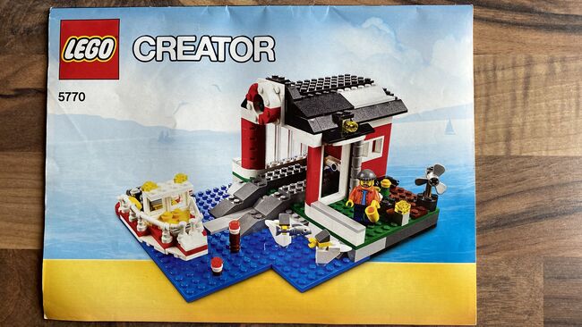 CREATOR 5770 3-in-1-Modell – Leuchtturm, Bootshaus, Rettungsboot, Lego 5770, Cris, Creator, Wünnewil, Abbildung 4