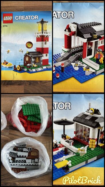 CREATOR 5770 3-in-1-Modell – Leuchtturm, Bootshaus, Rettungsboot, Lego 5770, Cris, Creator, Wünnewil, Abbildung 7