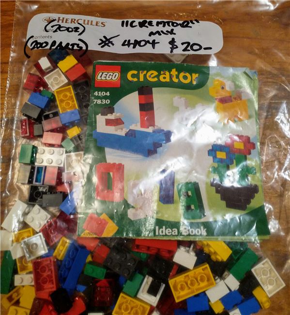 Creator block mix 200 bricks, Lego 7830, John kerr, Creator, GROVEDALE