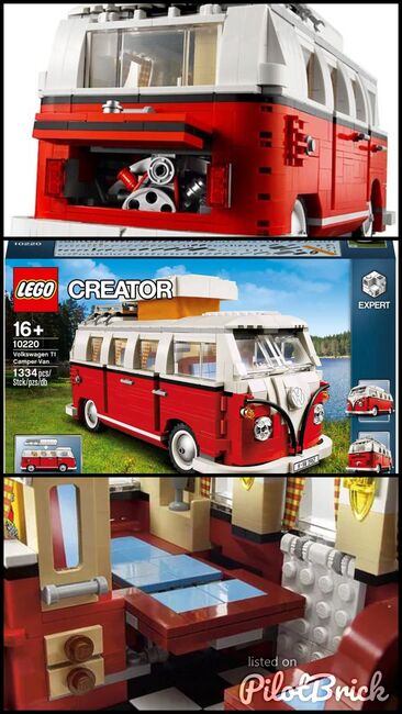 Creator Expert Volkswagen T1 Camper Van R5000 New / R3500 Built Once, Lego, Dream Bricks (Dream Bricks), Creator, Worcester, Image 4