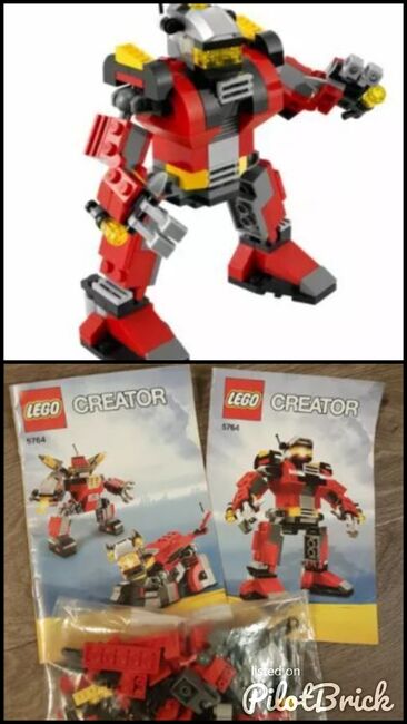 Creator Rescue Robot, Lego 5764, Karla, Creator, Stonewall, Image 3