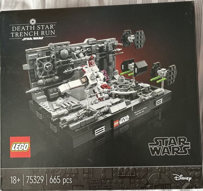 Death Star Trench Run Diorama, Lego 75329, Brian, Star Wars, Romford