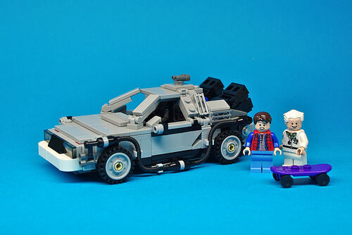 The DeLorean Time Machine Classic, Lego, Dream Bricks (Dream Bricks), Ideas/CUUSOO, Worcester, Image 3