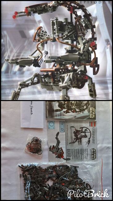 Destroyer Droid, Lego 8002, Ralph, Star Wars, Grabouw, Abbildung 3