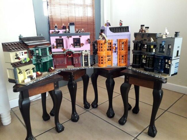 materno Dedos de los pies Asalto ᐅ Used/PO Set ⇒ Lego Display Model Harry Potter Diagon Alley from Dream  Bricks | PilotBrick.com