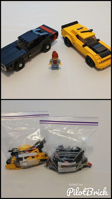 Dodge Challenger and Charger, Lego 75893, Giles, Speed Champions, Exeter, Abbildung 3