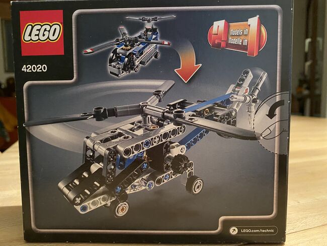 Doppelrotor-Hubschrauber, Lego 42020, Corinne, Technic, St. Moritz, Abbildung 2
