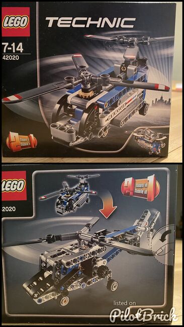 Doppelrotor-Hubschrauber, Lego 42020, Corinne, Technic, St. Moritz, Abbildung 3
