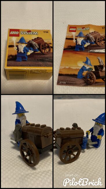 Dragon Masters (Castle) - Wizard’s Cart, Lego 1736, John Barnes, Castle, Canterbury, Abbildung 5