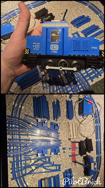 Electric Diesel Locomotive, Lego 7760, Lego Verhandelbare Preise, Train, Läufelfingen, Image 3