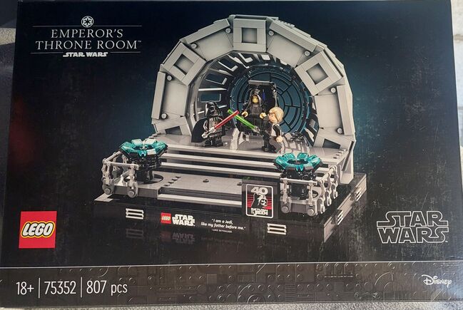 Emporer's Throne Room Diorama, Lego 75352, oldcitybricks.com.au, Star Wars, Dubbo