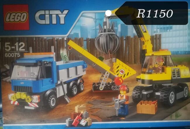 Excavator and Truck / Construction Vehicle, Lego 60075, Esme Strydom, City, Durbanville