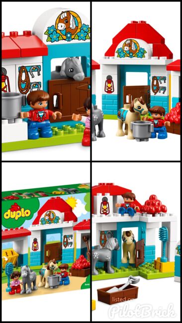 Farm Pony Stable, LEGO 10868, spiele-truhe (spiele-truhe), DUPLO, Hamburg, Abbildung 9