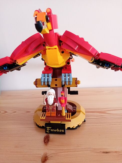Fawkes, Dumbledore's Phoenix, Lego 76394, Cheryl Drew, Harry Potter, COLCHESTER, Image 5