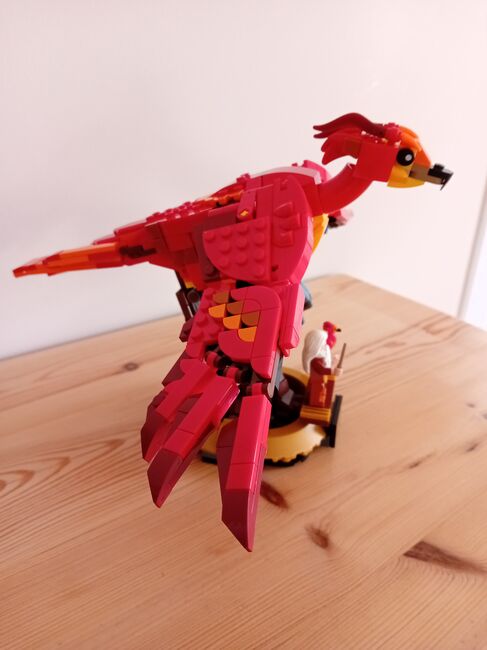 Fawkes, Dumbledore's Phoenix, Lego 76394, Cheryl Drew, Harry Potter, COLCHESTER, Image 4