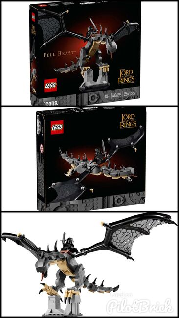 Fell Beast, Lego 40693, Build Beyond, Lord of the Rings, Johannesburg, Abbildung 4